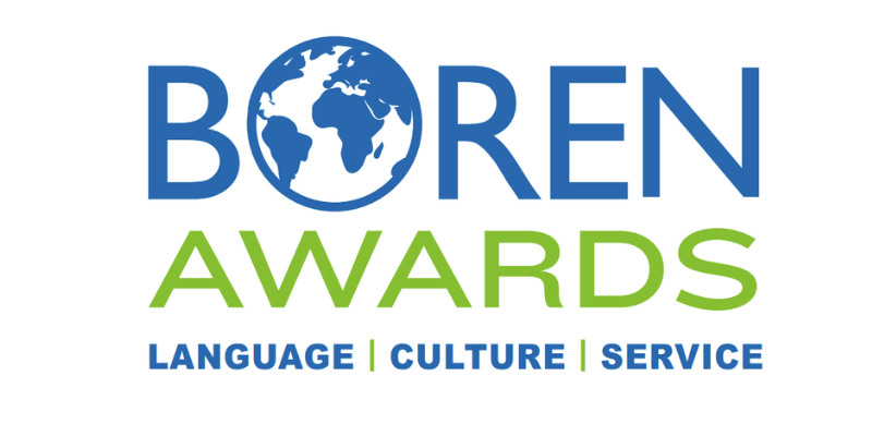 Boren Awards. Language, culture, service.